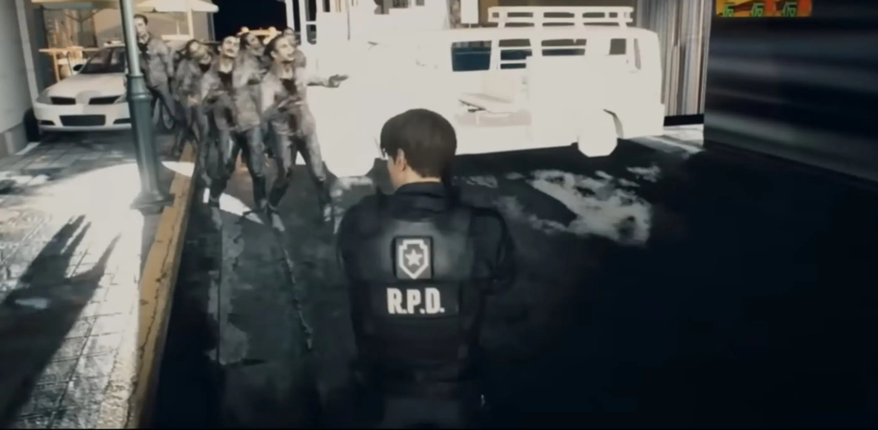 RE4REMAKE Deleted Zombie attack (Leon)